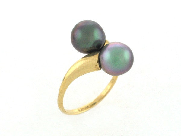 Salt Water Cultured Tahitian Pearl Ring 4